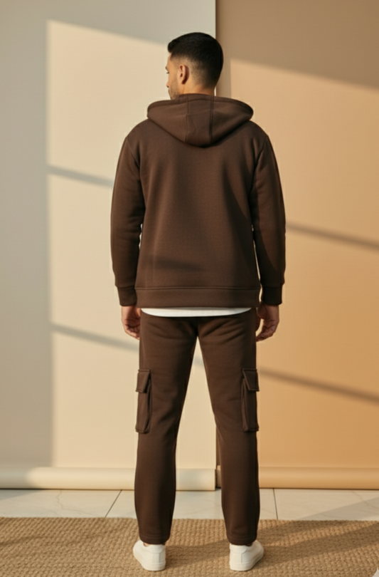 Heavy Duty Oversized Coffee Brown Co-ord Set