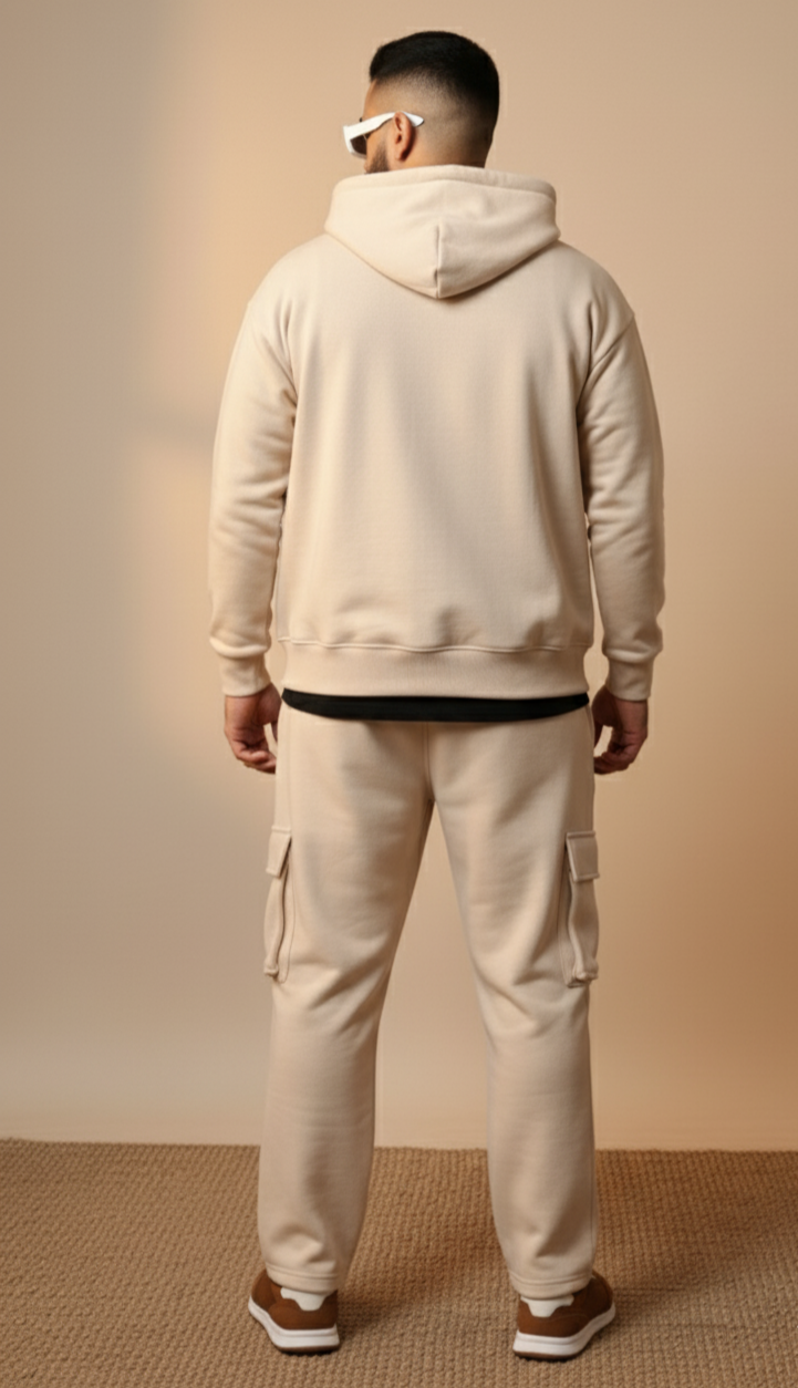 Oversized Off-White Co-ord Set