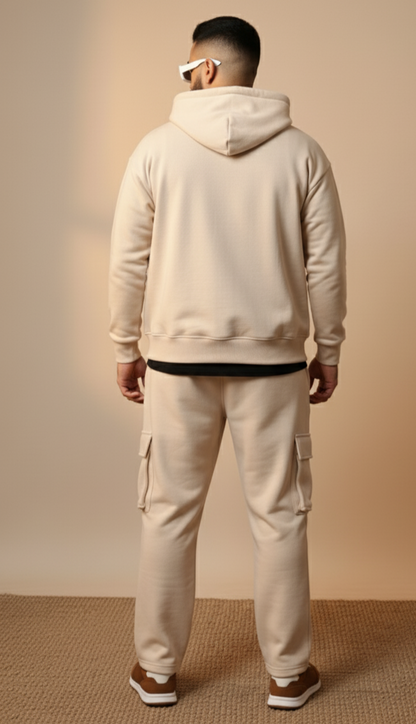 Oversized Off-White Co-ord Set