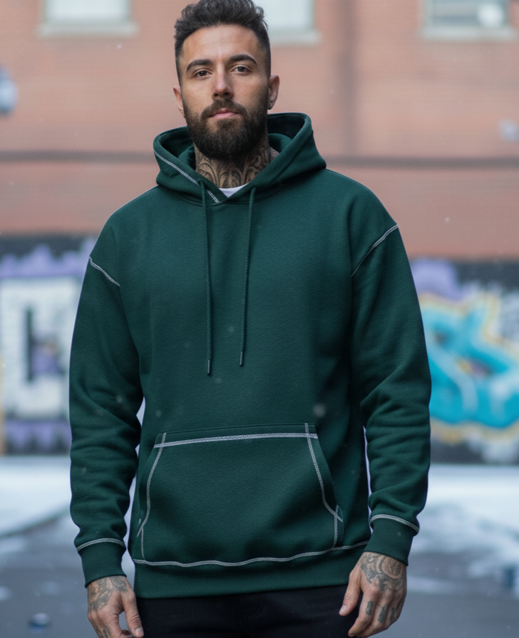 Bottle Green Hoodie