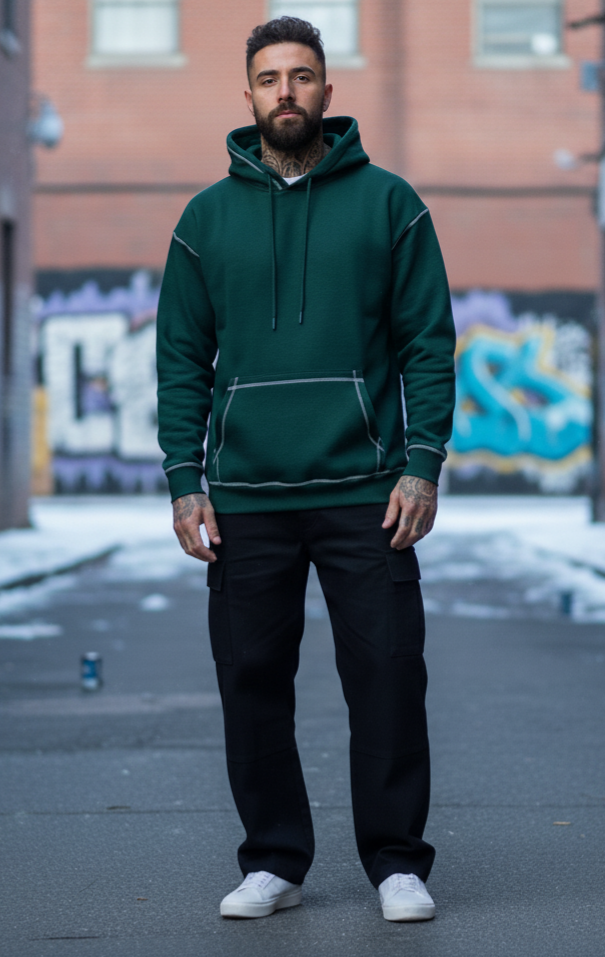 Bottle Green Hoodie